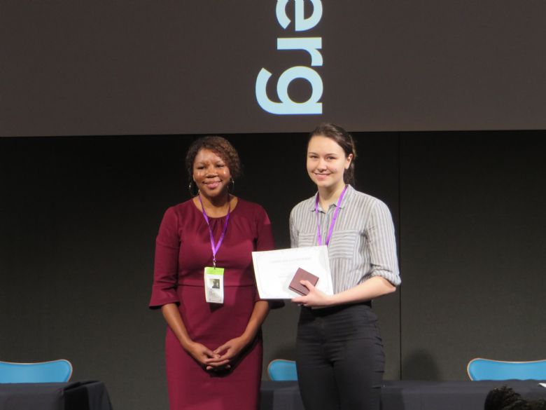  Student and Judge at Debate Competition