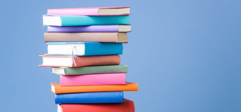 Picture of a pile of books