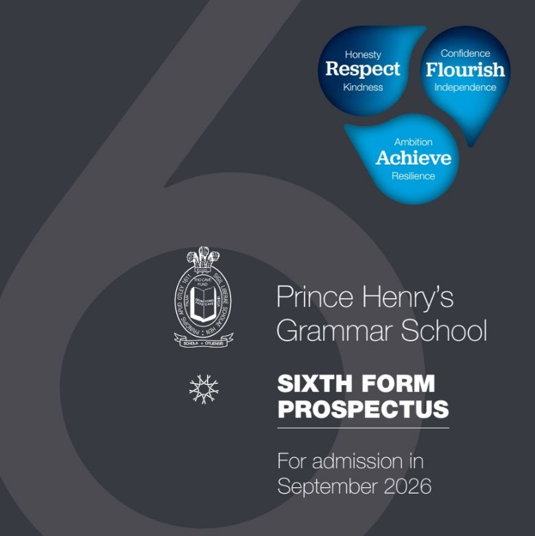 Cover of Sixth Form Prospectus Booklet 2025
