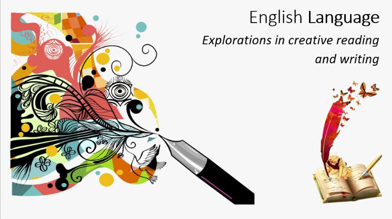 Slide about creative reading and writing